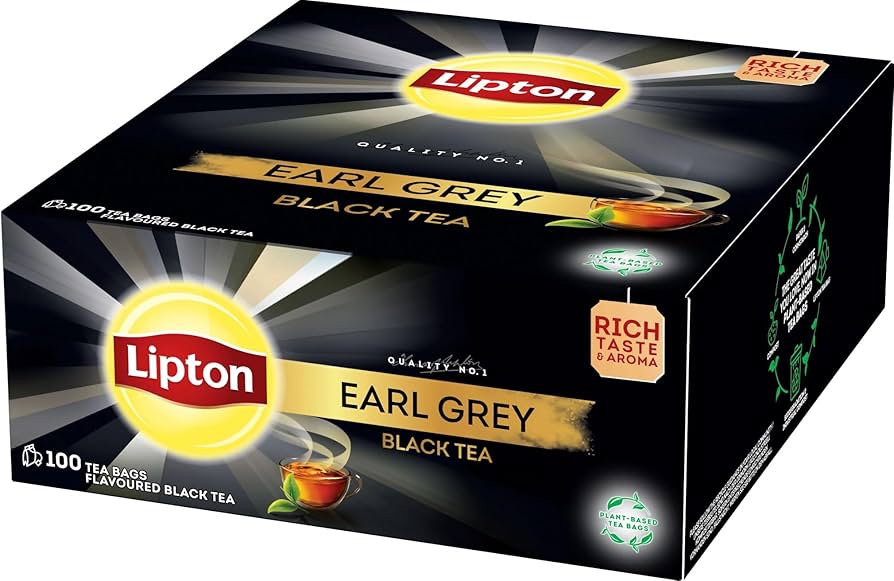 Lipton Tea - Earl Grey Schwarztee, 100 Beutel