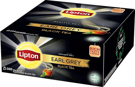 Lipton Tea - Earl Grey Schwarztee, 100 Beutel