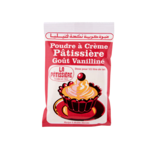 La pâtissière - Poudre à crème pâtissière goût vanille / Vanille-Puddingpulver 40g