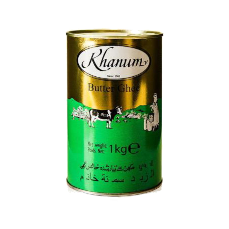 Khanum- pure Butter Ghee / Butter ghee zum Backen und Braten 1000g